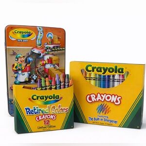 Crayola Retired Colors Collector Tin 1978 2003 Vintage Nostalgic